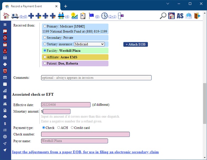 PaymentEvent.CheckRegister