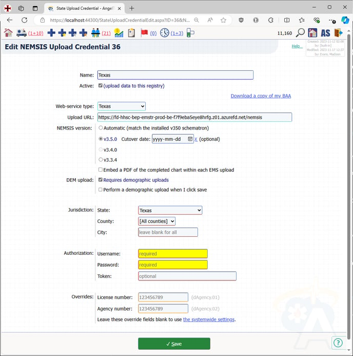 StateUploadCredentialInput.CredentialEdit